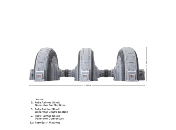 Terreng Rebel Outpost Shield Generator Battlefield in a Box - Galactic Warzones 