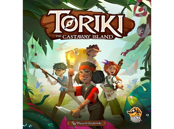 Toriki The Castaway Island Brettspill 