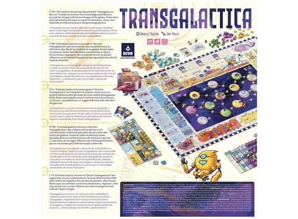 Transgalactica Brettspill 