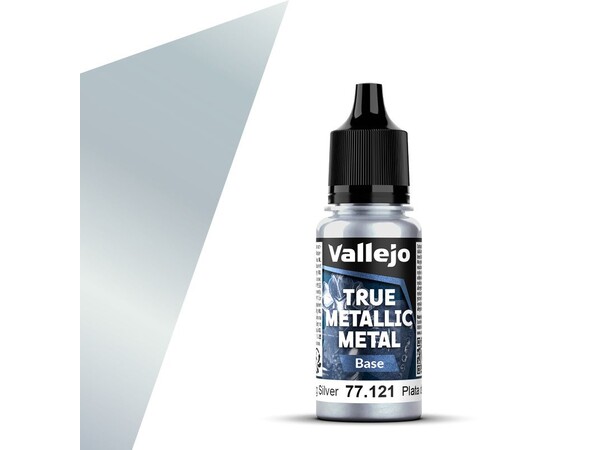 Vallejo True Metallic Base Sterling Silver - True Metallic Metal 