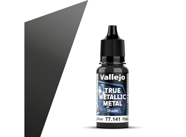 Vallejo True Metallic Shade Sterling Silver - True Metallic Metal 