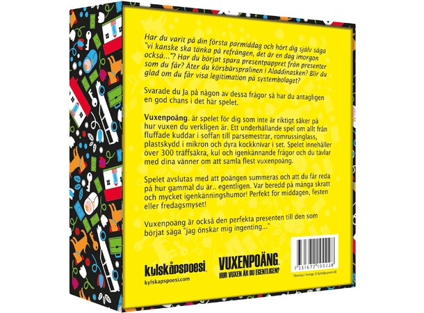 Vuxenpoäng - SVENSK 