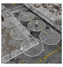 WTC Terrain Clear Objective Markers x6 Green Stuff World