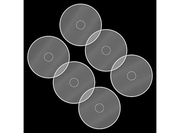 WTC Terrain Clear Objective Markers x6 Green Stuff World 