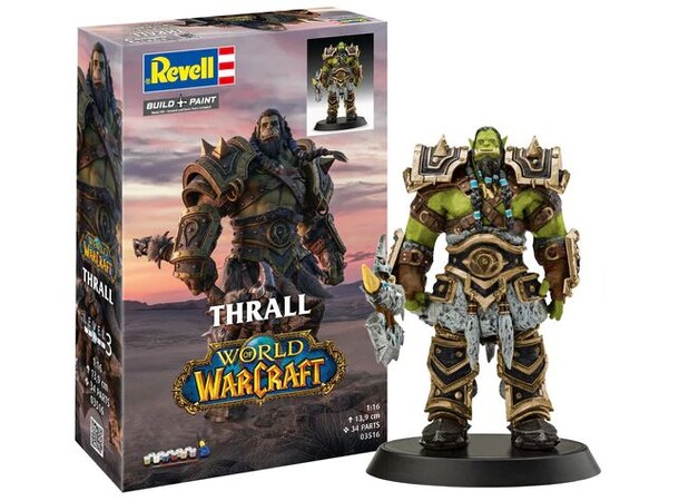 World of Warcraft Orc Thrall Revell 1:16 Byggesett 