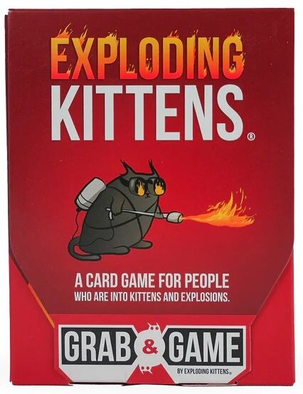 Exploding Kittens - Reiseutgave Grab & Game Edition - Norsk utgave