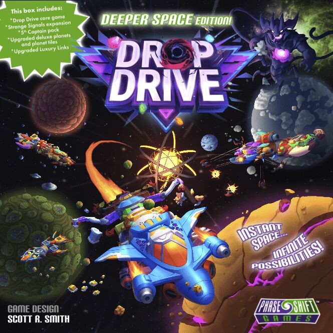 Drop Drive Deeper Space Ed Brettspill