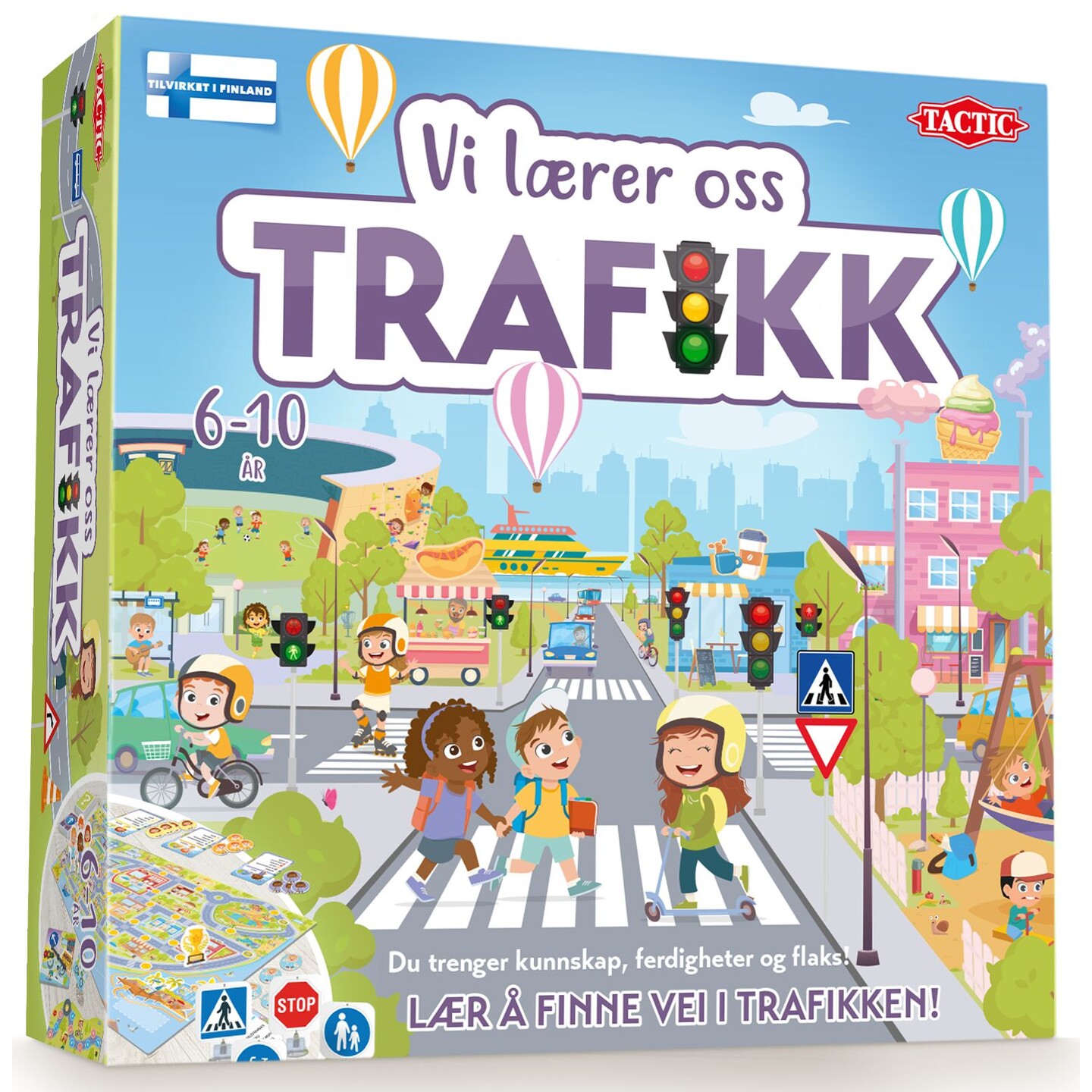Vi lærer oss Trafikk Lærespill Lær trafikkreglene og skiltene