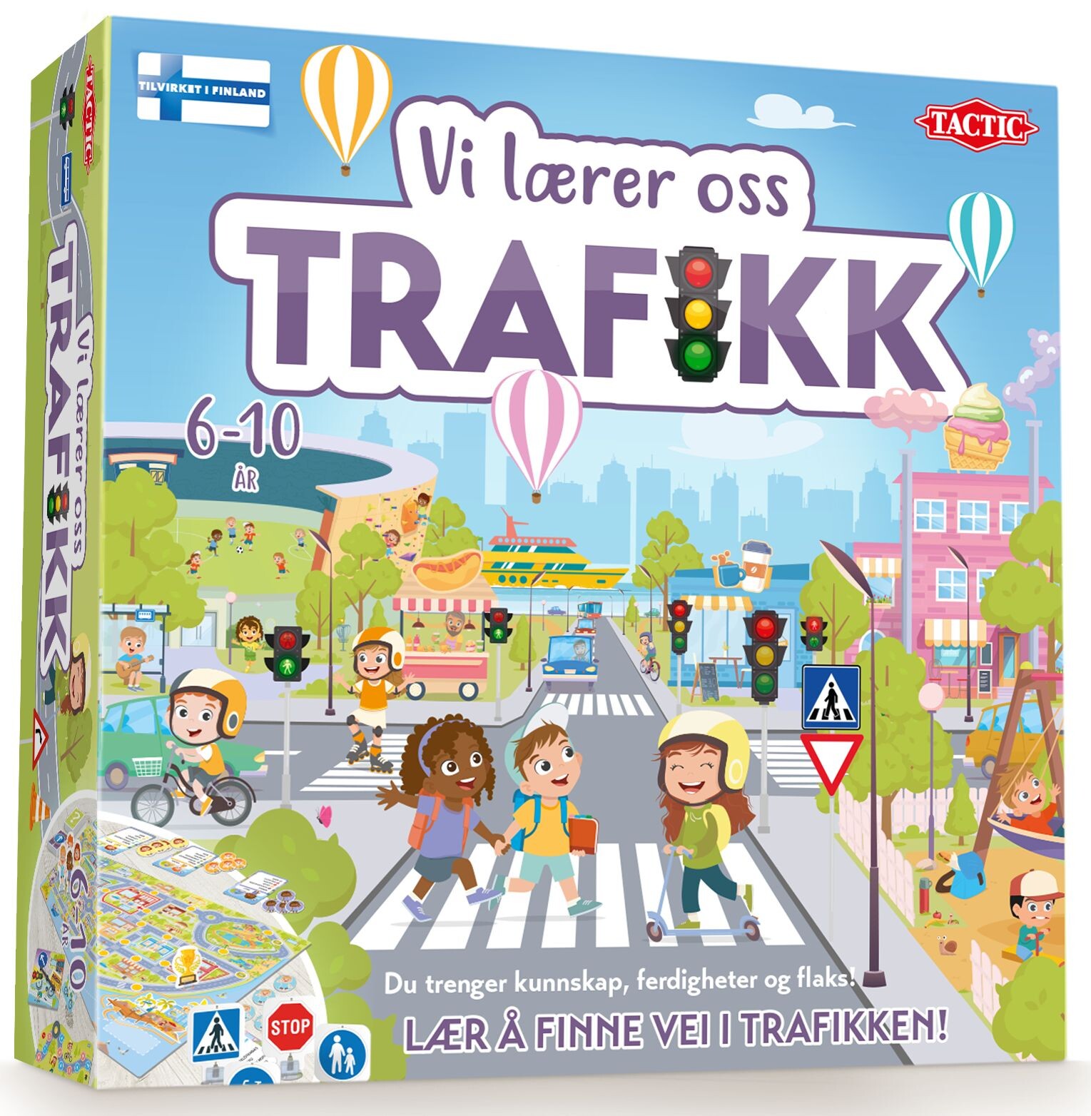 Vi lærer oss Trafikk Lærespill Lær trafikkreglene og skiltene