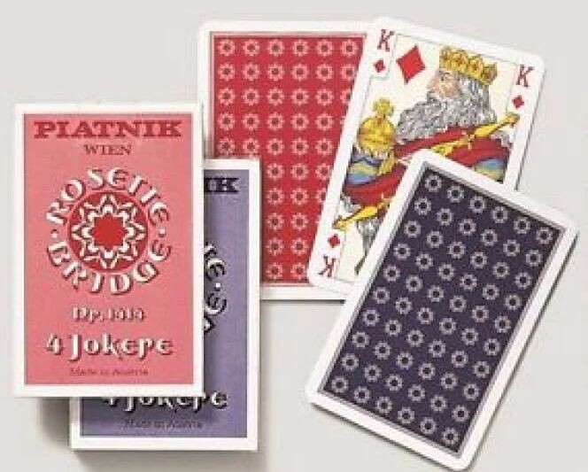 Rosette Bridge Playing Cards - 2 stk