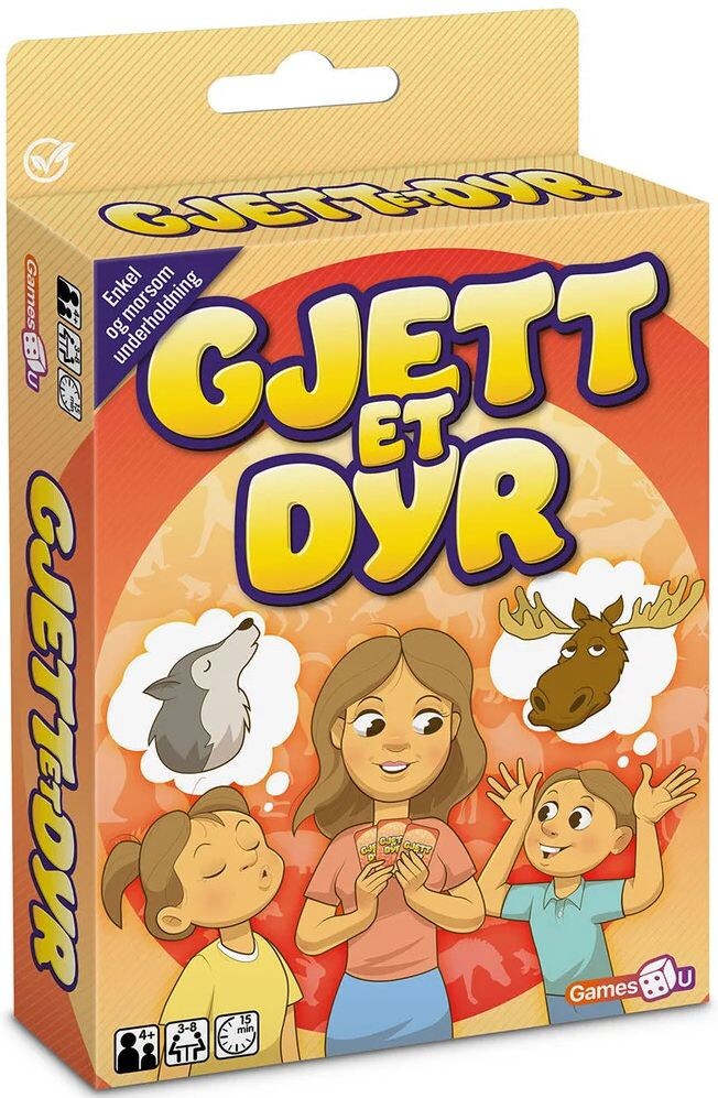 Gjett Et Dyr Kortspill Norsk Utgave