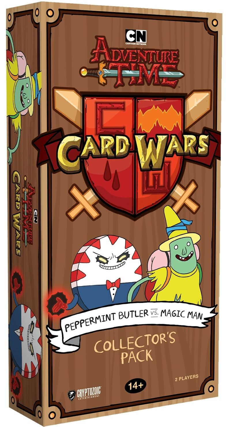 Adventure Time CW Butler vs Magic Man Card Wars Peppermint Butler vs ...