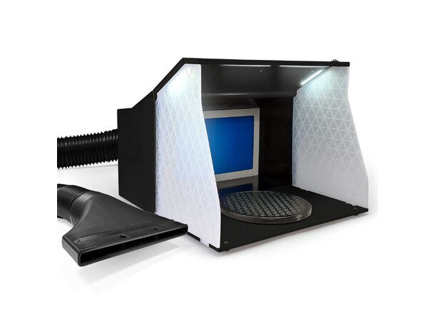 Airbrush Spray Booth - Med LED-lys Green Stuff World 