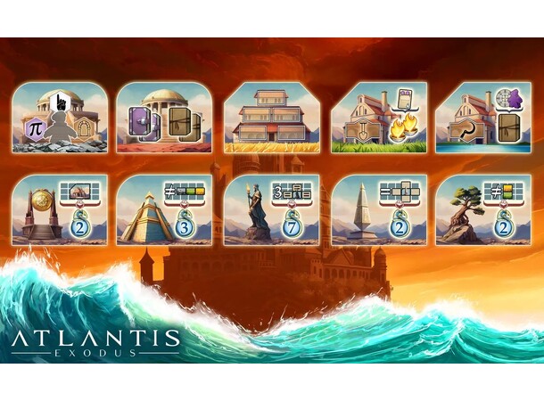 Atlantis Exodus Brädspel