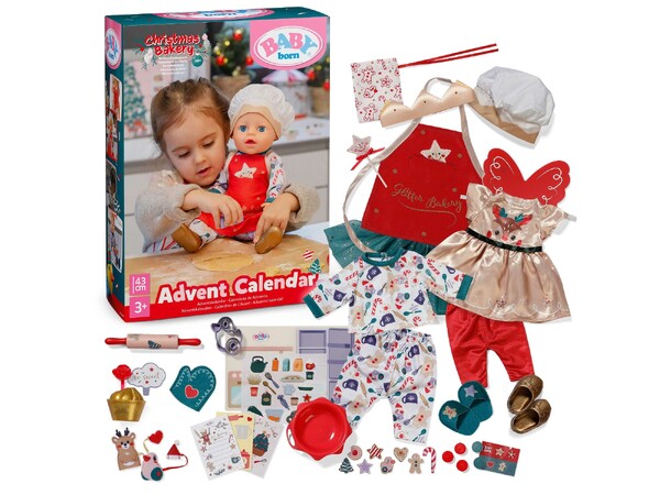 Baby Born Julekalender Christmas Bakery Advent Calendar 