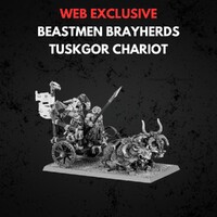Beastmen Brayherds Tuskgor Chariot Warhammer The Old World