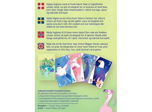 Birds Brettspill Norsk utgave 