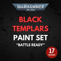 Black Templars Paint Set Warhammer 40K - Battle Ready