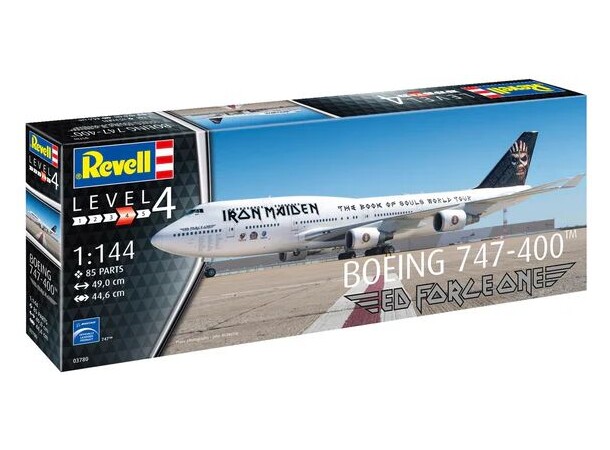 Boeing 747-400 Ed Force One Revell 1:144 Byggesett 