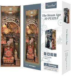 Book Nook The Steam Age Tonecheer 3D Puzzle