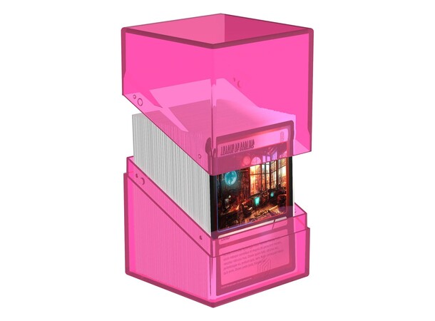 Boulder 100+ Clear Rhodonite Ultimate Guard Card Box 