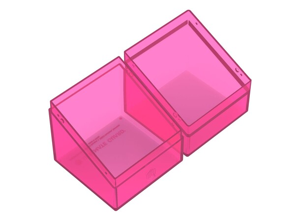 Boulder 100+ Clear Rhodonite Ultimate Guard Card Box 