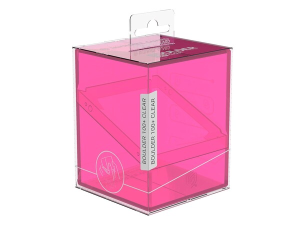 Boulder 100+ Clear Rhodonite Ultimate Guard Card Box 
