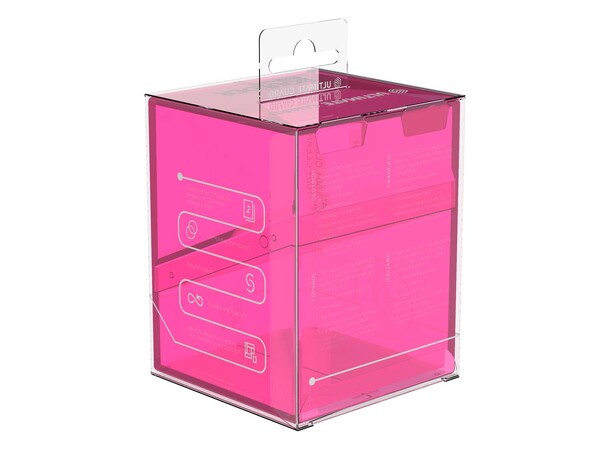 Boulder 100+ Clear Rhodonite Ultimate Guard Card Box 