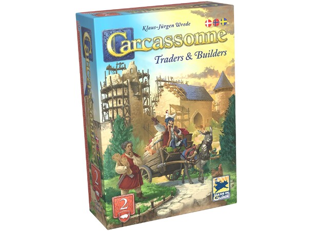 Carcassonne Traders & Builders Expansion Norsk utgave 