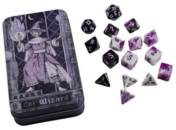 Character Class Dice Set - Wizard Beadle & Grimm - RPG Dice (16 stk) 