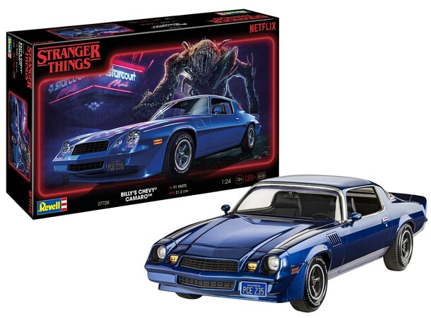 Chevy Camaro Z/28 Stranger Things Revell 1:24 Byggesett 