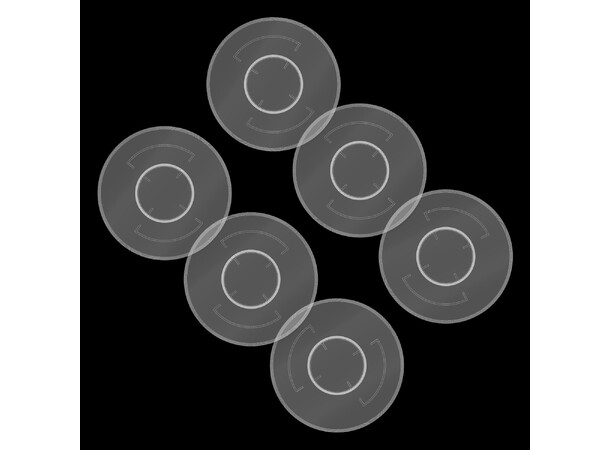 Clear Objective Markers för Kill Team x6 Green Stuff World 