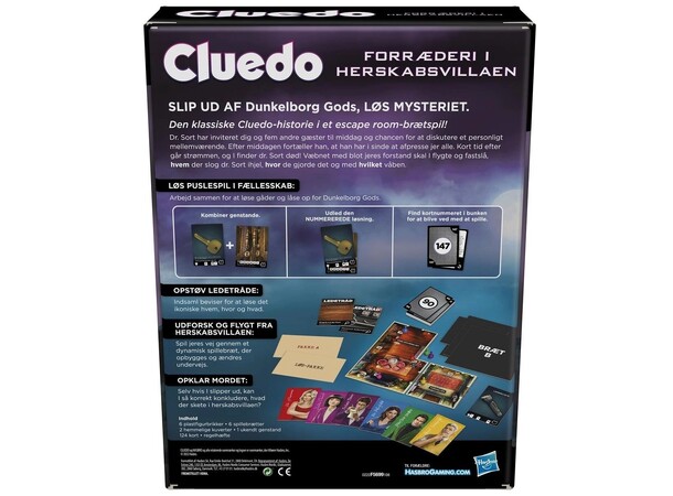 Cluedo Escape Herskabsvillaen DANSK Forræderi i Herskabsvillaen 