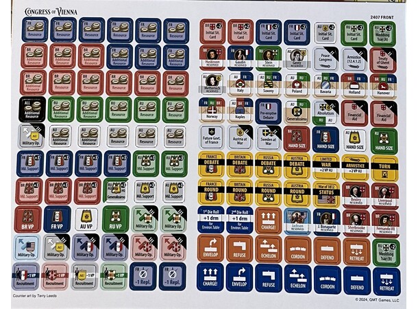 Congress of Vienna Brädspel 