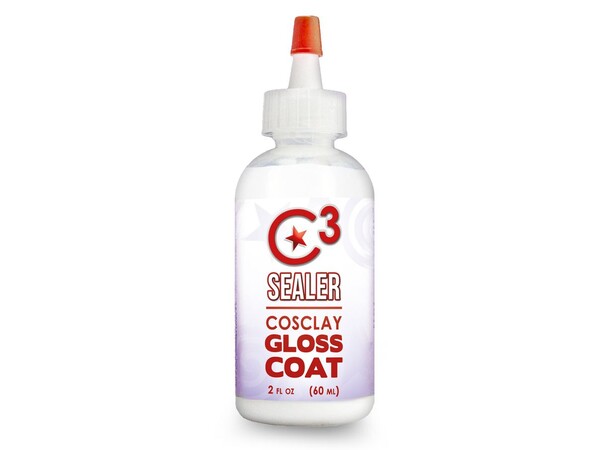 Cosclay Sealer CLEAR Coat  GLOSS 60ml 