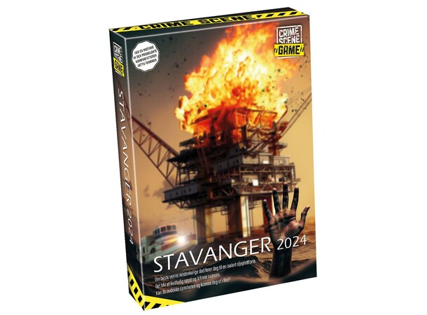 Crime Scene Stavanger 2024 Brettspill Norsk utgave 