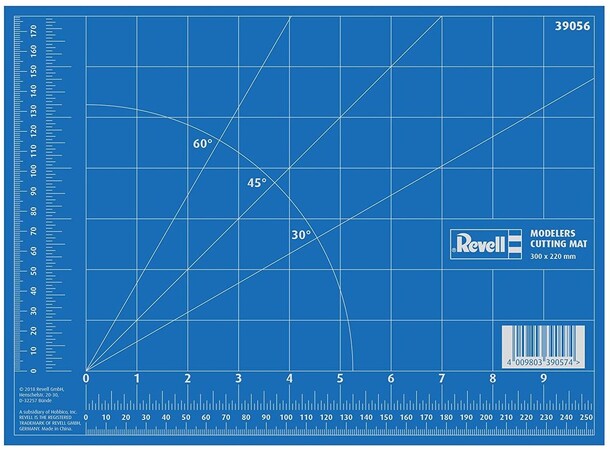 Cutting Mat - A4 30x22 - Blå Revell Modelers Cutting Mat 