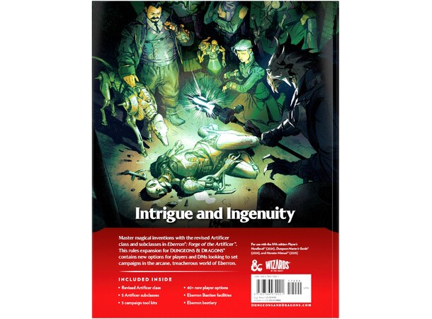 D&D Eberron Forge of the Artificer Dungeons & Dragons 