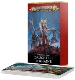 Daughters of Khaine Warscroll Cards Warhammer Age of Sigmar