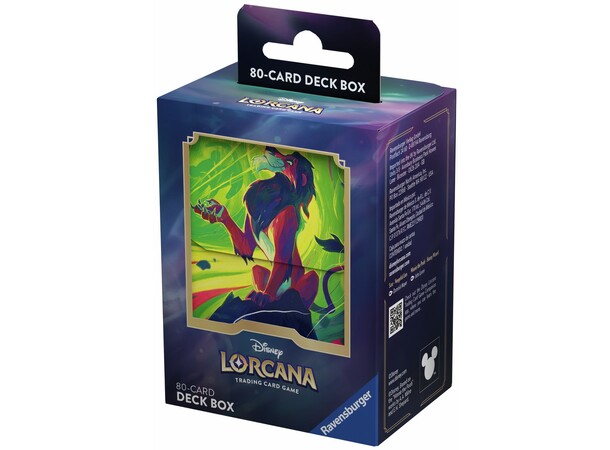 Disney Lorcana Deck Box Scar