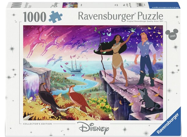 Disney Pocahontas 1000 biter Puslespill Ravensburger Puzzle 