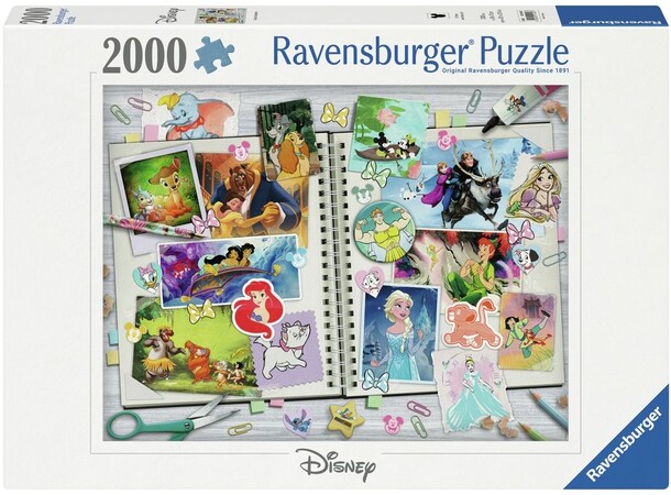 Disney Scrapbook 2000 biter Puslespill Ravensburger Puzzle 
