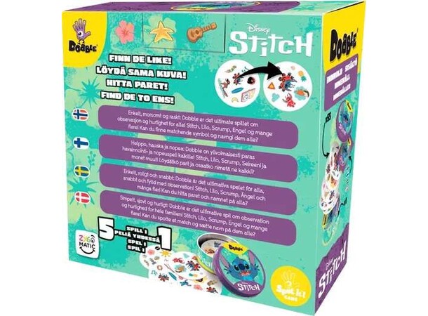 Dobble Stitch Brettspill Norsk utgave 