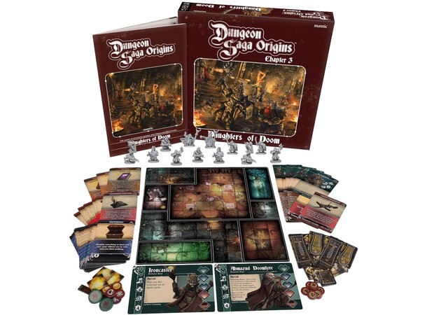 Dungeon Saga Origins Daughters of Doom Expansion till Dungeon Saga Origins 