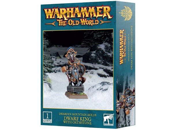 Dwarfen Mountain Holds Dwarf King With Oathstone - Warhammer The Old World