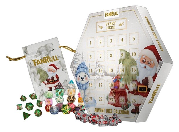 FanRoll Holiday Dice Julekalender 2026 Advent Calendar 