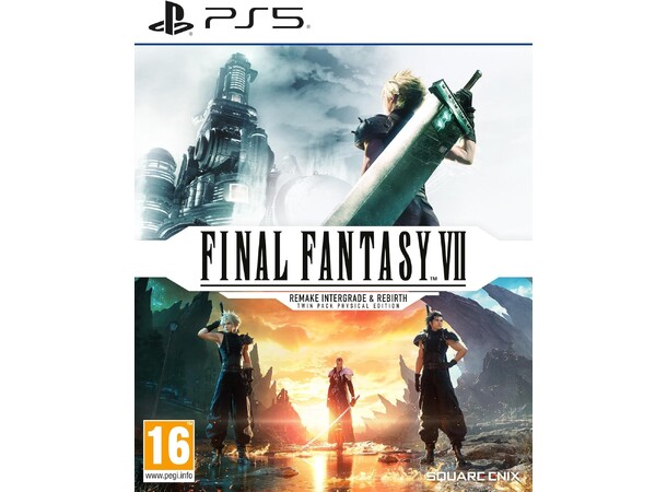 Final Fantasy VII Intergrade/Rebirth PS5 Twin Pack Physical Edition 