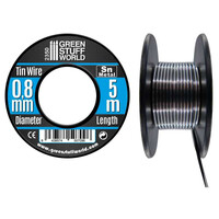 Flexible Tin Wire Roll - 0,8mm (5 meter) Green Stuff World