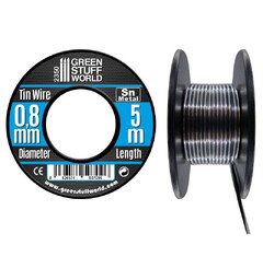 Flexible Tin Wire Roll - 0,8mm (5 meter) Green Stuff World