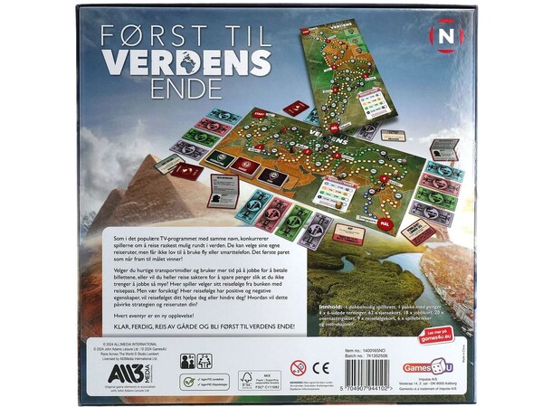 Først til Verdens Ende Brettspill Norsk utgave 